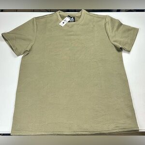 Ecko Unltd Shirt Men’s Large Olive Green Camo Textured Stretch Crewneck Tee Top
